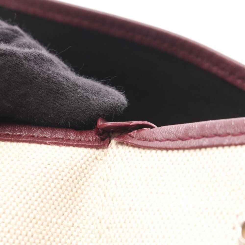 Balenciaga Tote Navy Cabas Natural Bold Canvas Leather Caba S - Picture 8 of 15